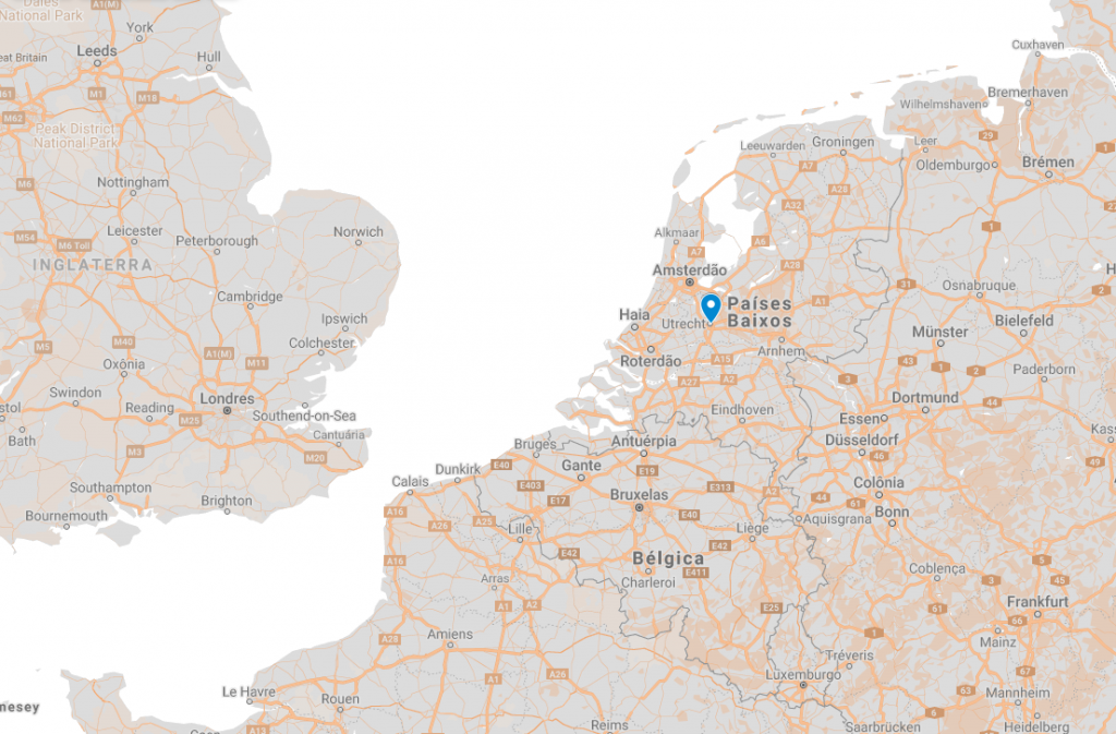 Onde fica Utrecht na Holanda